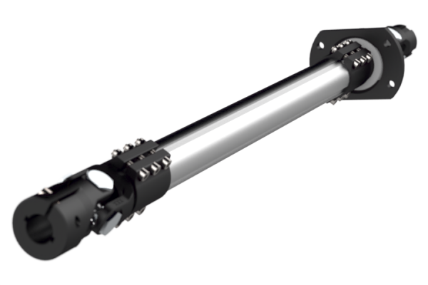Universal joints, torque tubes and flange bearings
